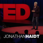 Jonathan on stage TED TALK
